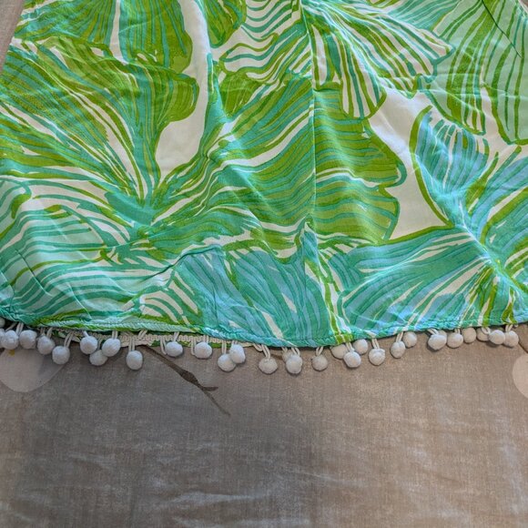 Lily Pulitzer Off the Shoulder tropical print blouse, Size M - Picture 2 of 4